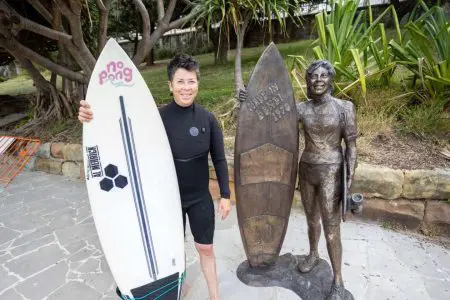 Surfing legend Pauline Menczer immortalised in Bondi