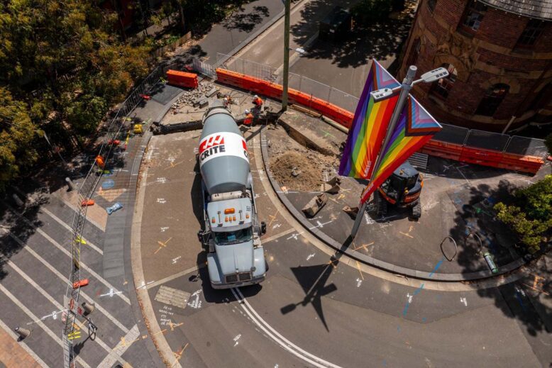 Qtopia Sydney: rainbow crossing to brighten museum's entrance