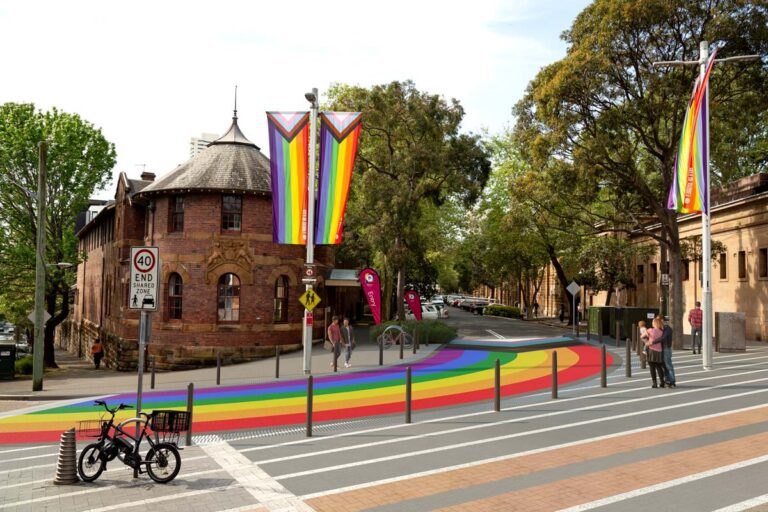 Progress pride flag to brighten entrance to Qtopia